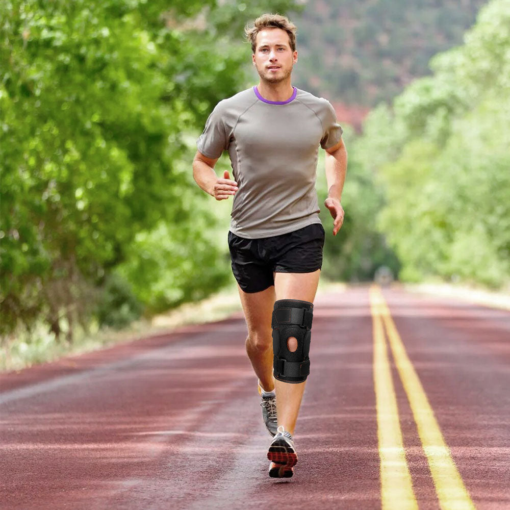Hinged Knee Brace: pairing and styling view