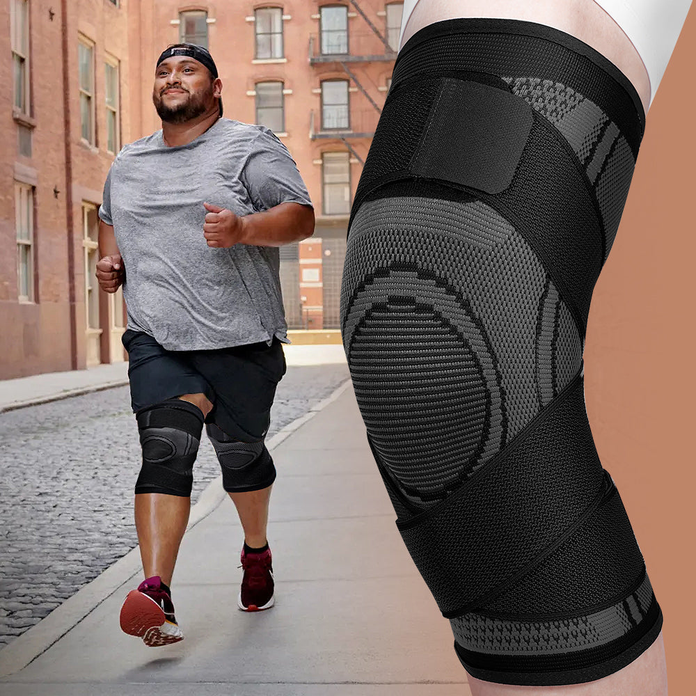 Adjustable Running Knee Sleeves: lifestyle context