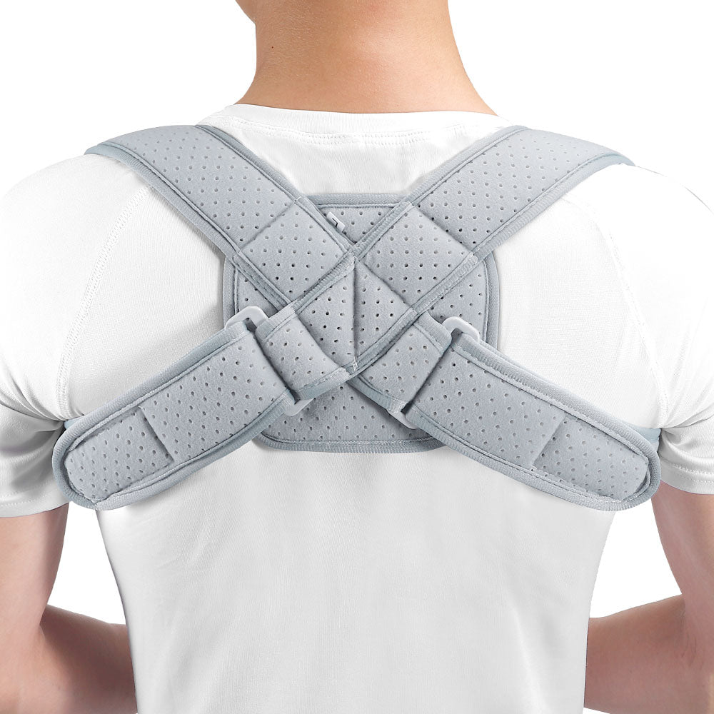 Figure-8 Upper Back Brace: closure detail