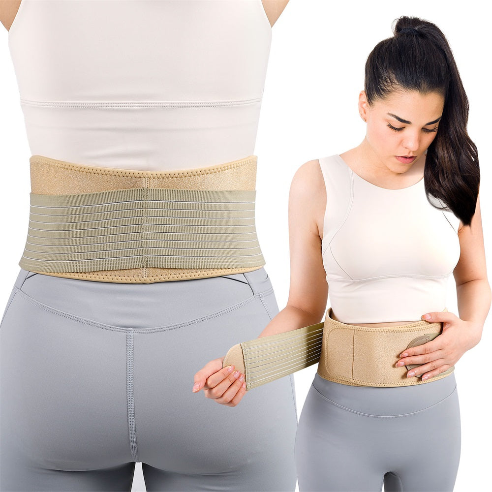 Adjustable Back Support Belt: closure detail