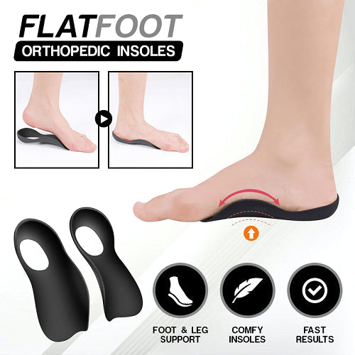 Flat Foot Orthopedic Insoles: product overview