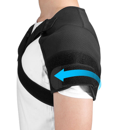 Double Shoulder Compression Brace: size chart reference