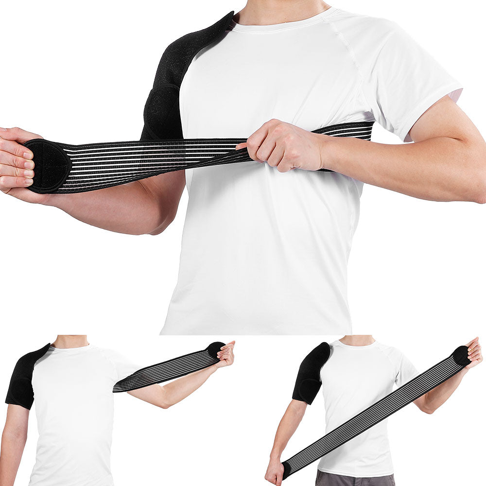 Sports Shoulder Brace: closure detail