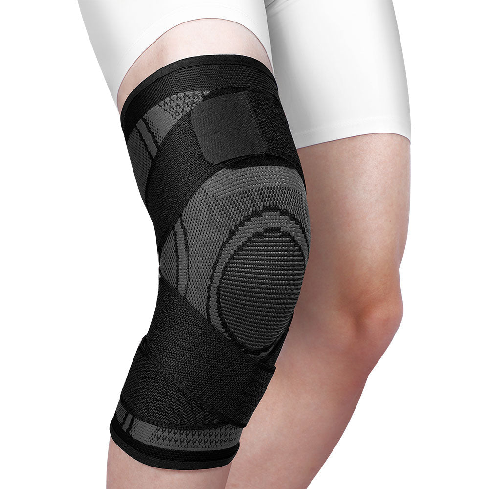Adjustable Running Knee Sleeves: inside-lining view