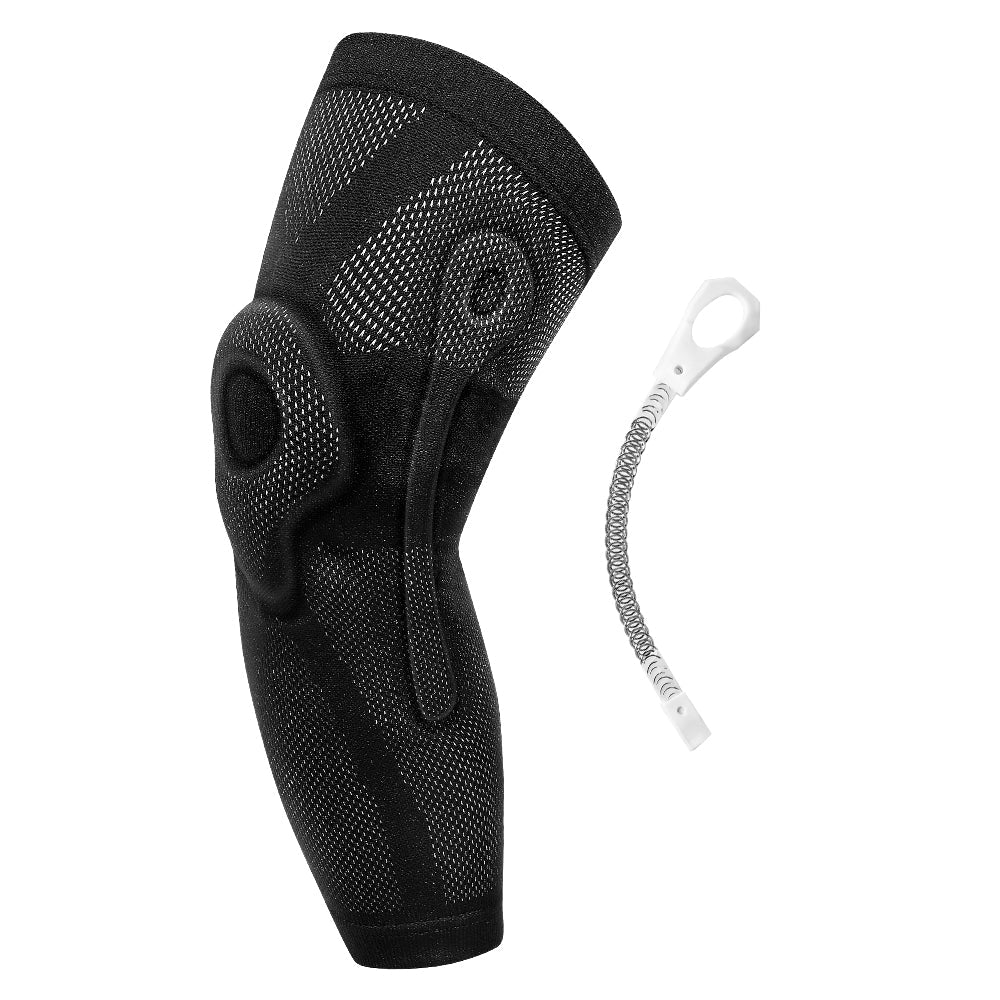 Football Knee Sleeves: inside-lining view