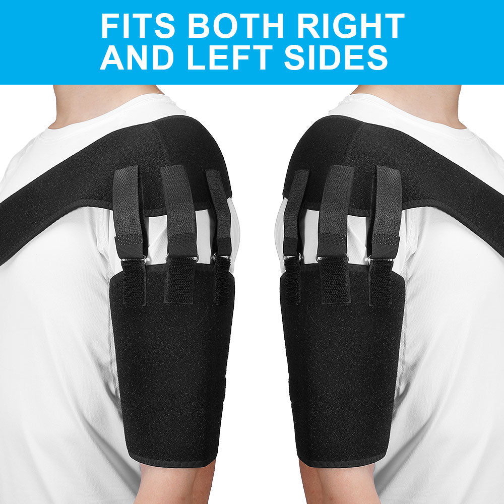 Rotator Cuff Shoulder Brace: fabric and stitching detail