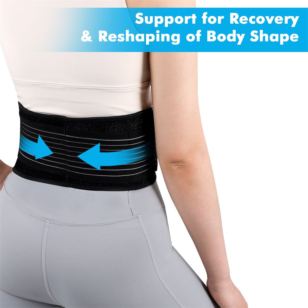 Adjustable Back Support Belt: in-wear demonstration