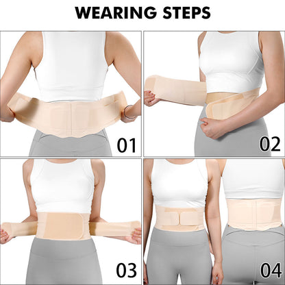 Lower Back Brace: closure detail