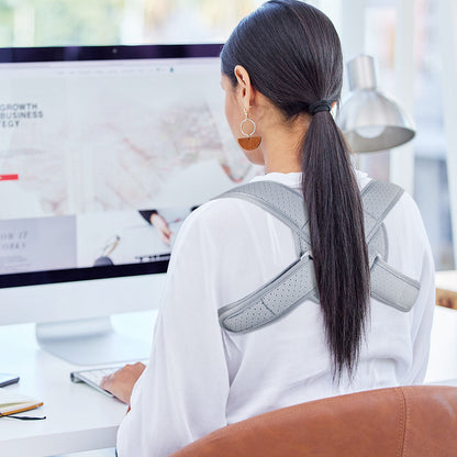 Figure-8 Upper Back Brace: in-wear demonstration