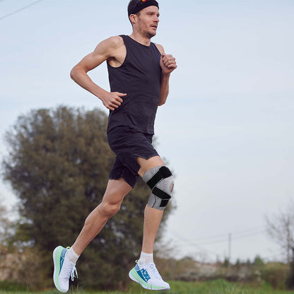 Compression Knee Brace: inside-lining view