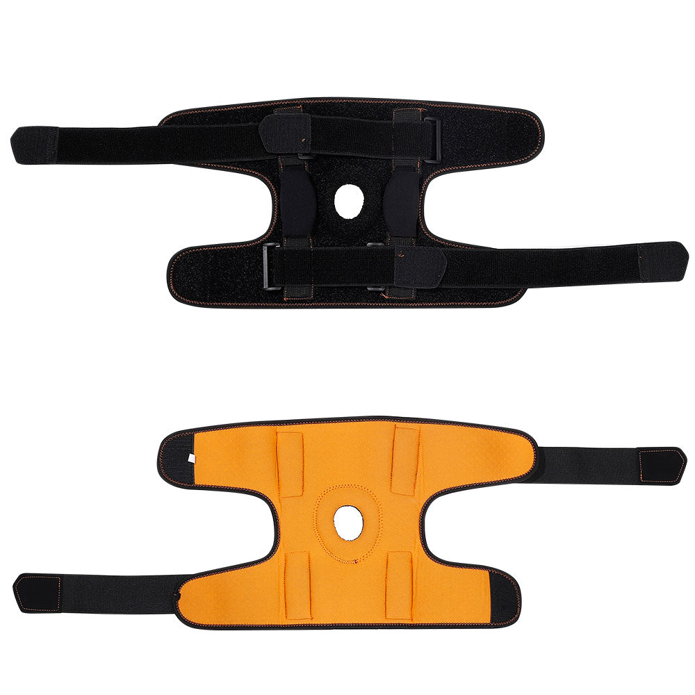 Hinged Knee Brace: top view