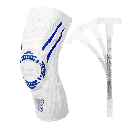 T-Spring Soccer Knee Support Sleeves (2 Pack): in-wear demonstration
