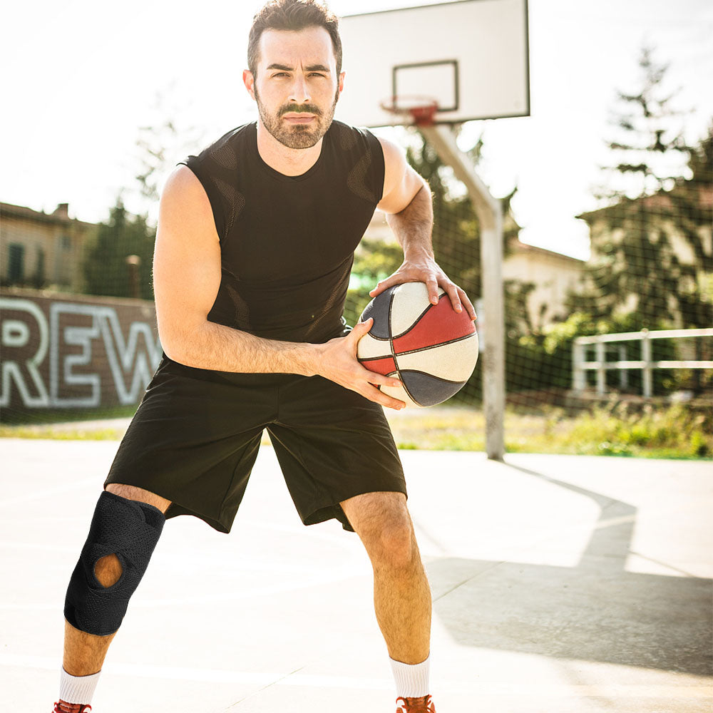 V-Bandage Knee Wraps: inside-lining view