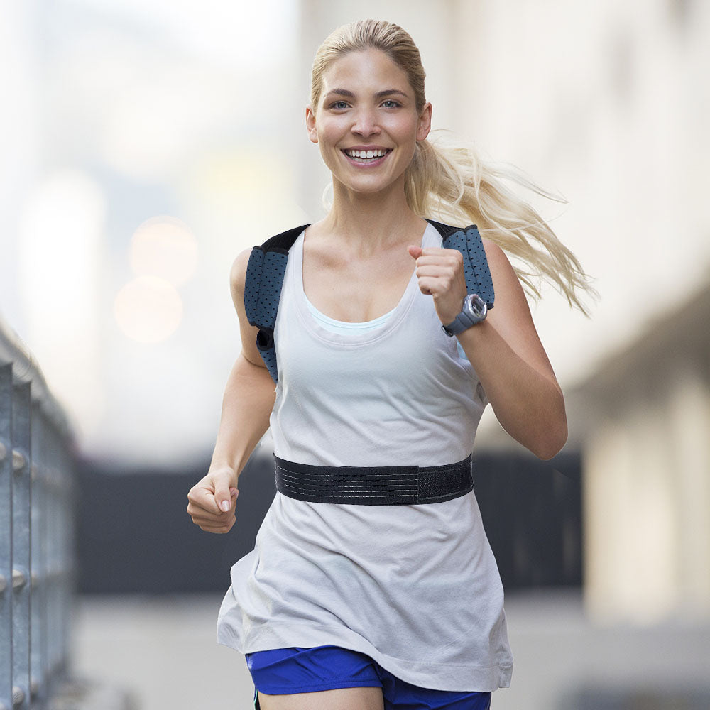 Vest-Style Posture Corrector: closure detail