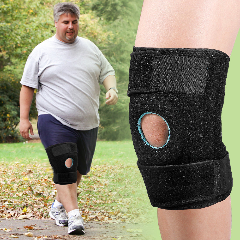 Sports Knee Brace: closure detail