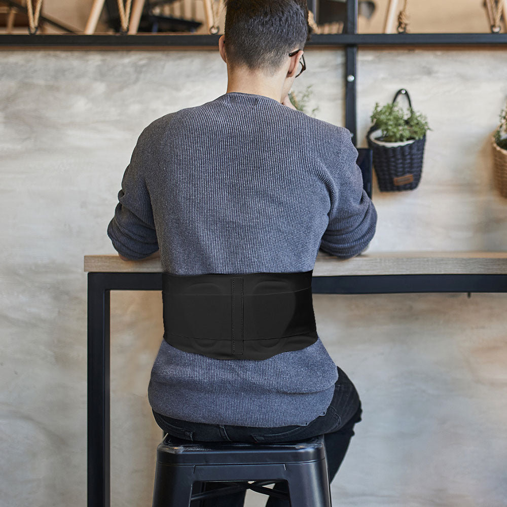 Lower Back Brace: inside-lining view