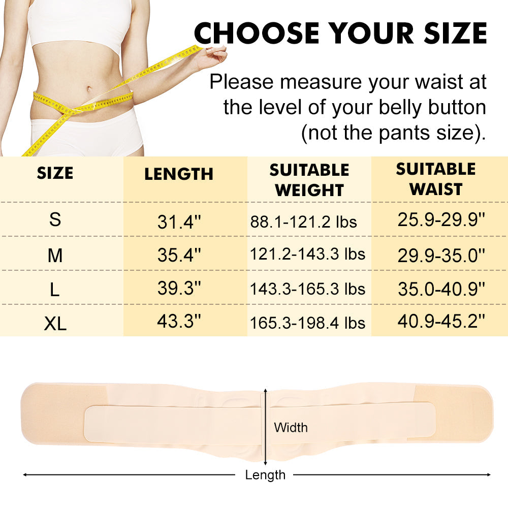 Lower Back Brace: fabric and stitching detail