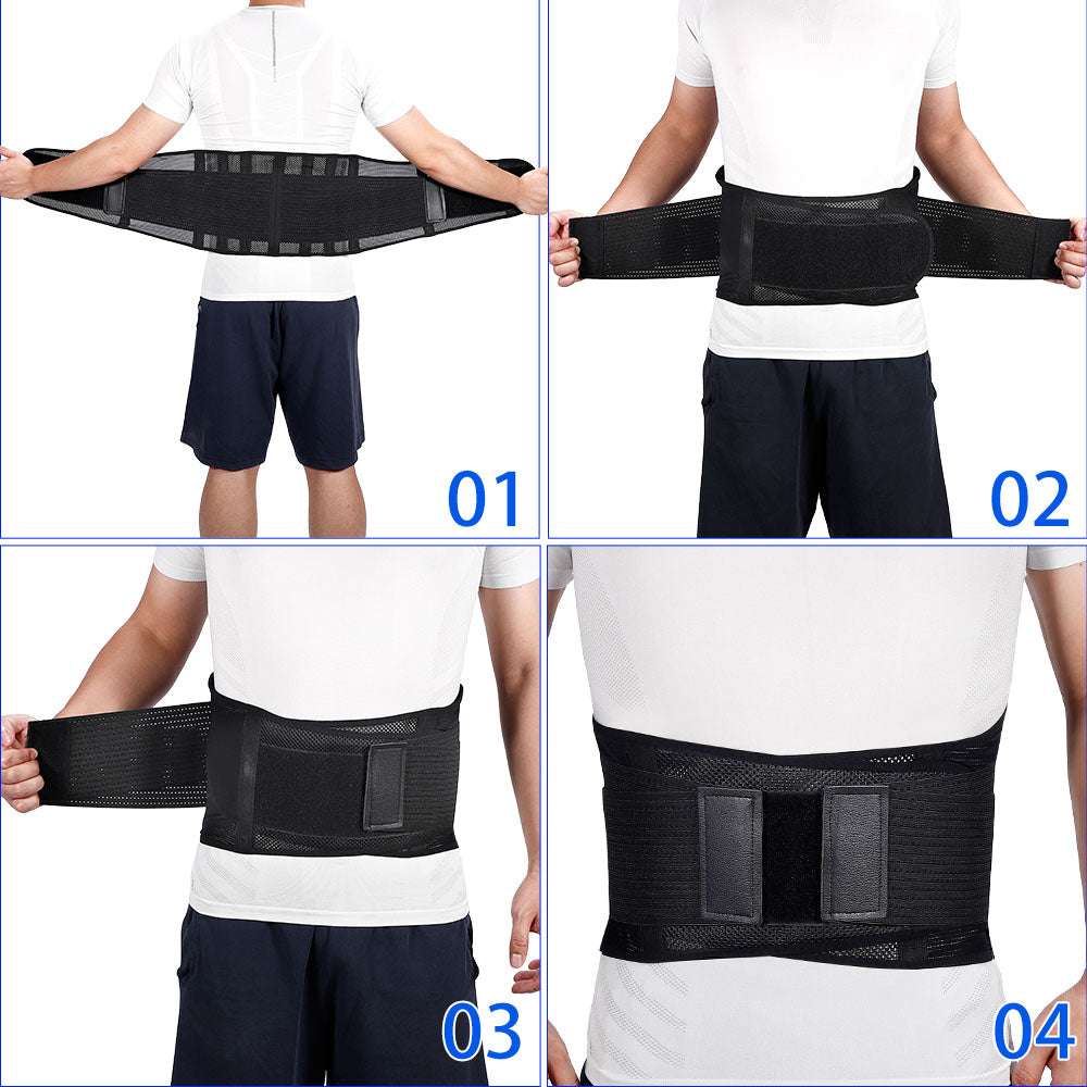 Lower Back Support Belt: fit on the body