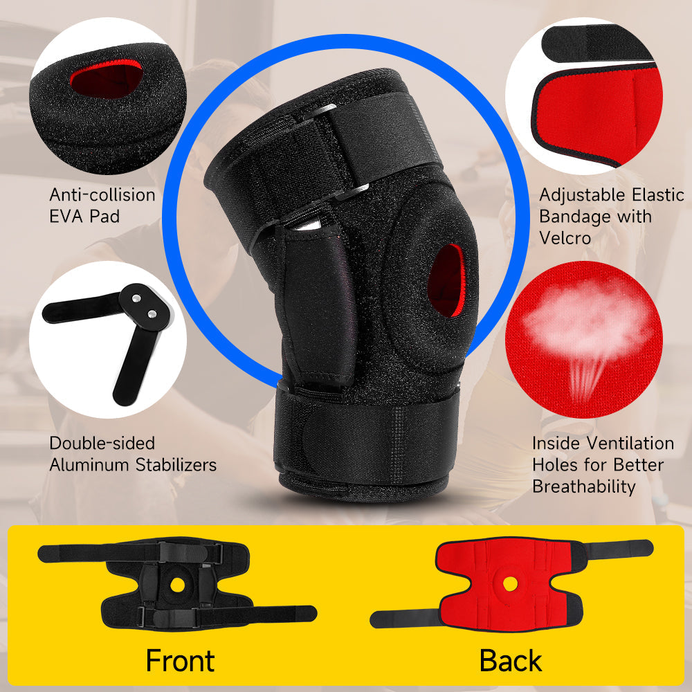 Hinged Knee Brace: in-wear demonstration