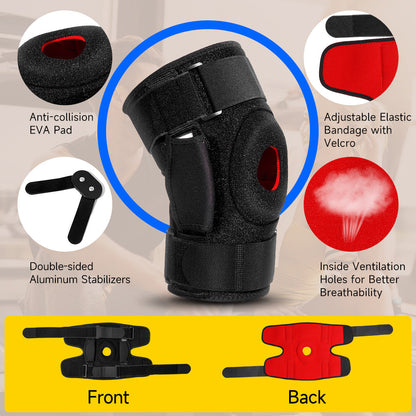 Hinged Knee Brace: in-wear demonstration