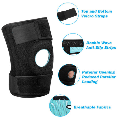 Hinged Knee Brace: alternate color or angle