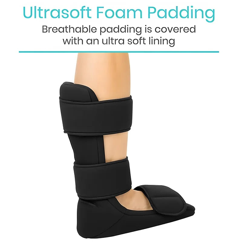 Padded Plantar Fasciitis Night Splint: size chart reference