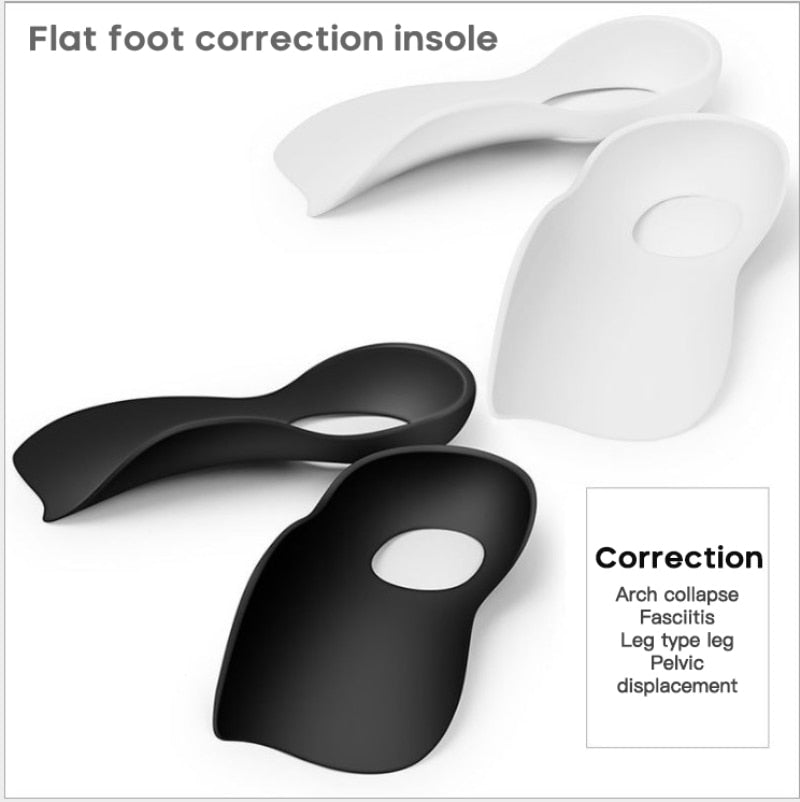 Flat Foot Orthopedic Insoles: alternate color or angle