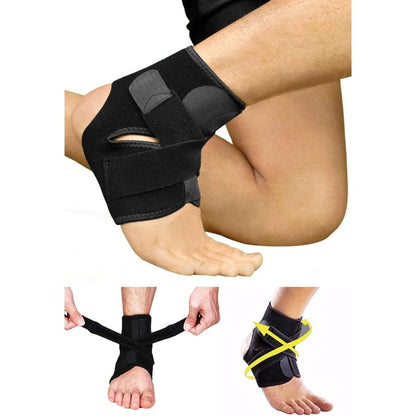 Adjustable Ankle Stabilizer Brace: in-wear demonstration