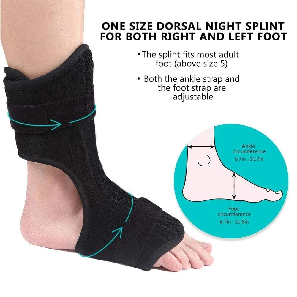 Plantar Fasciitis Night Splint: in-wear demonstration