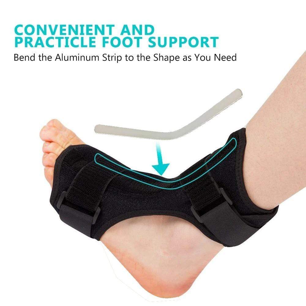Plantar Fasciitis Night Splint: fabric and stitching detail